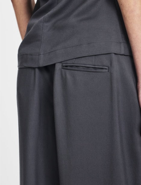 Evie Wide Leg Trouser in Magnet