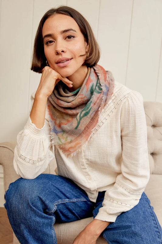 OMBRE Mystical Motif Scarf