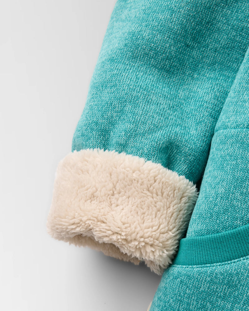Big Skies Fleece Lined 1/2 Zip Sweatshirt - Pacific Green