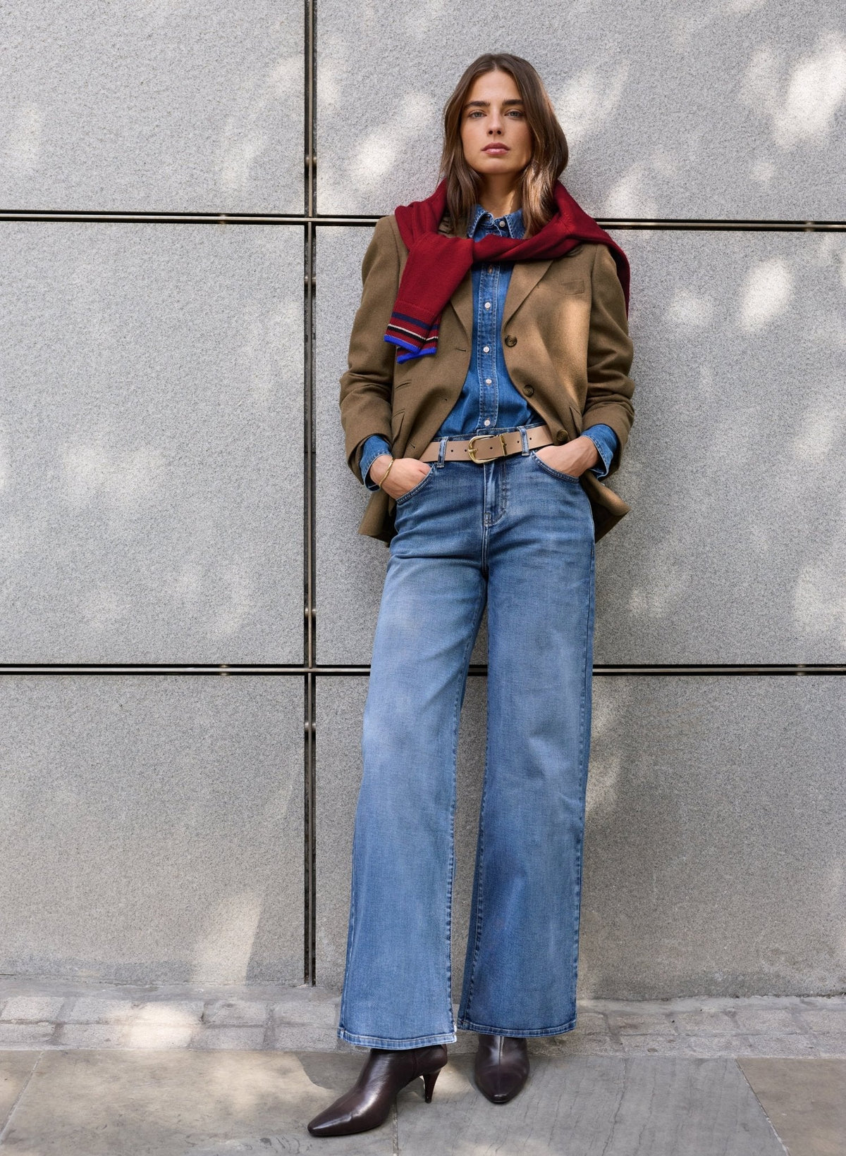 Georgie Oversized Blazer - Camel