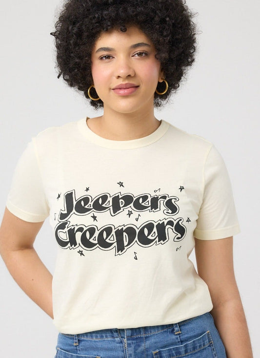 Gomez Jeepers Creepers Graphic Tee - Sustainable Organic Cotton (Cream)