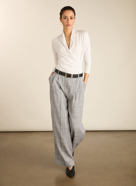 Gylda Wrap Top / Pure White