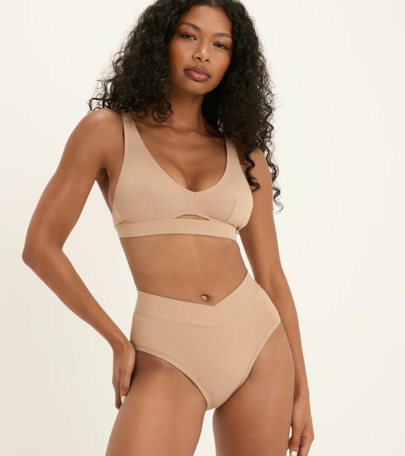 Period Underwear - Aurora Hugger, Extra Heavy Flow, Beige