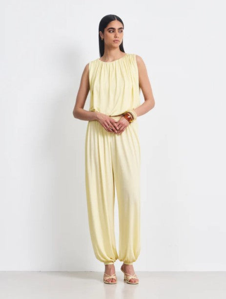 Ina Harem Trouser Jersey in Lemon