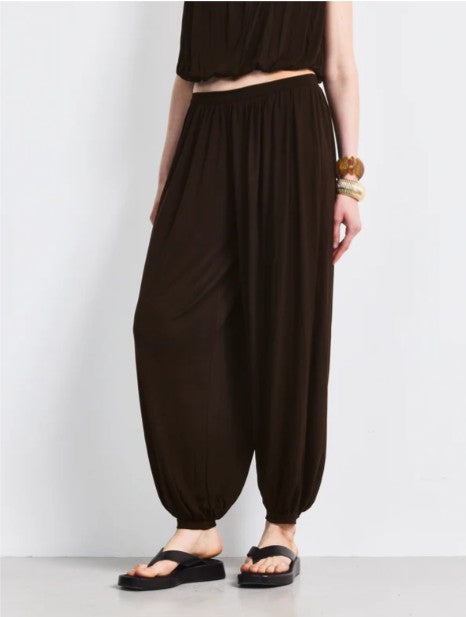 Ina Harem Trouser Jersey in Bitter Chocolate