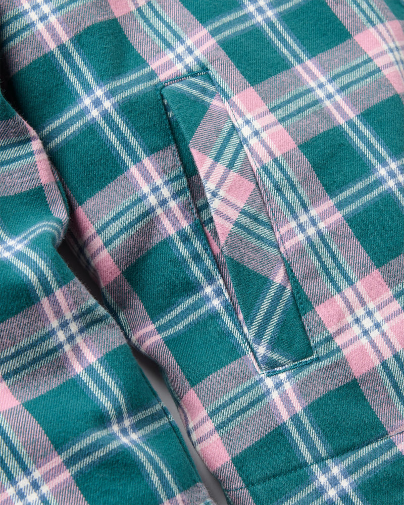 Stella Cotton LS Shirt - Mediterranean/Pink Haze Check