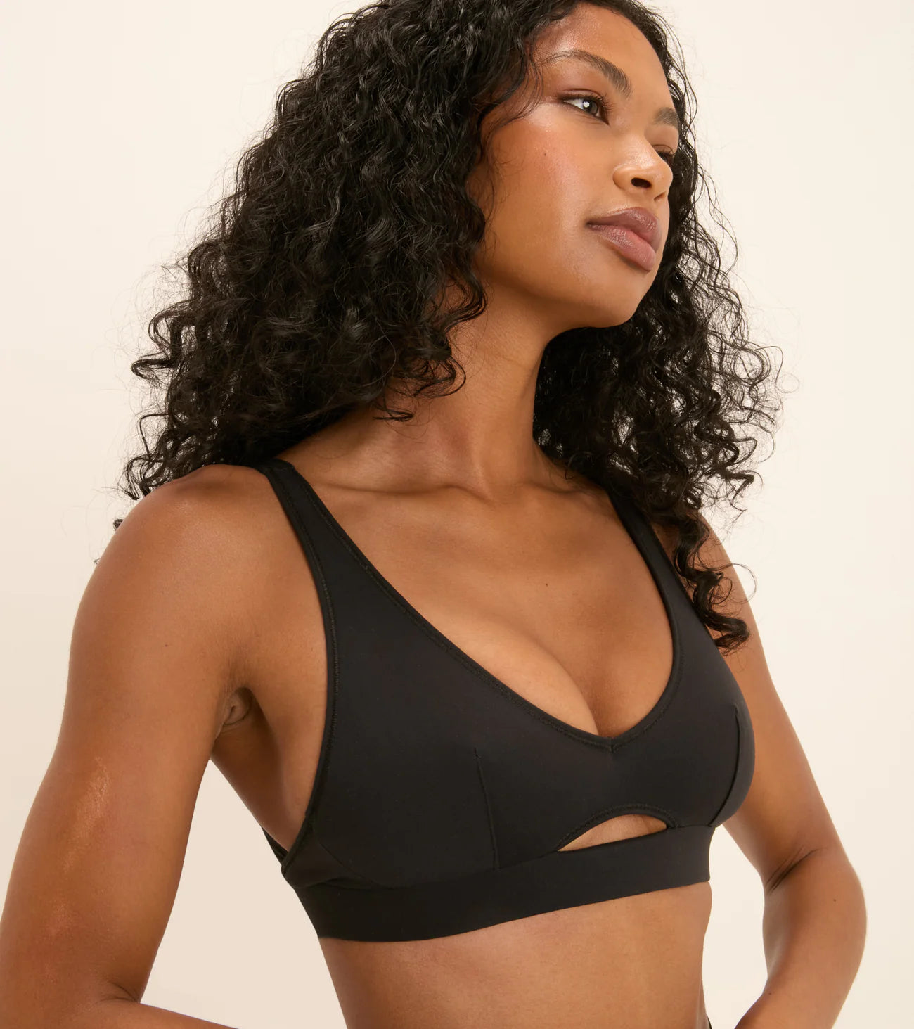 Aurora Lounge Bra, Black