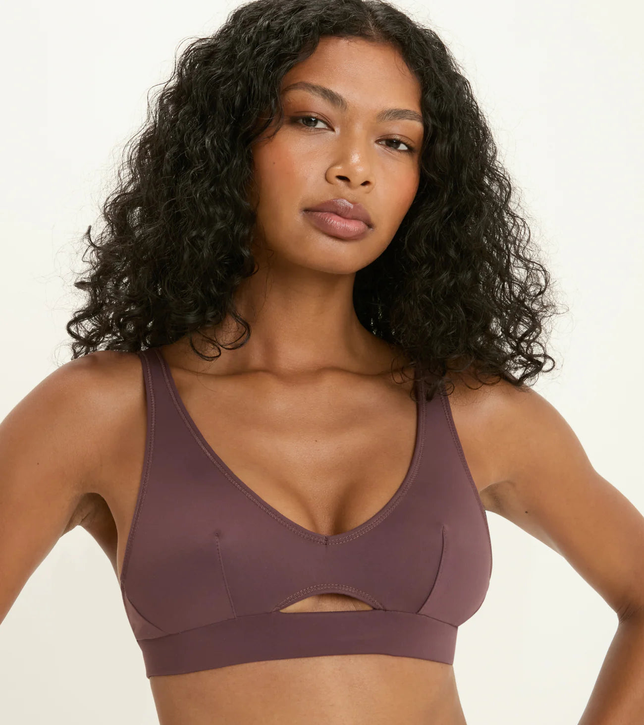 Aurora Lounge Bra, Brown