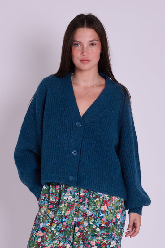 Mabel Petrol Cardigan