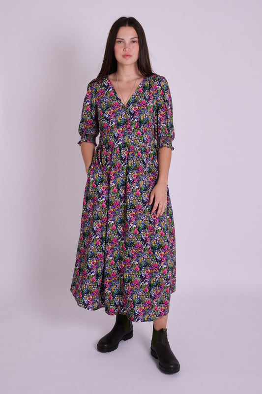 Felicity Zingy Floral Tea Dress