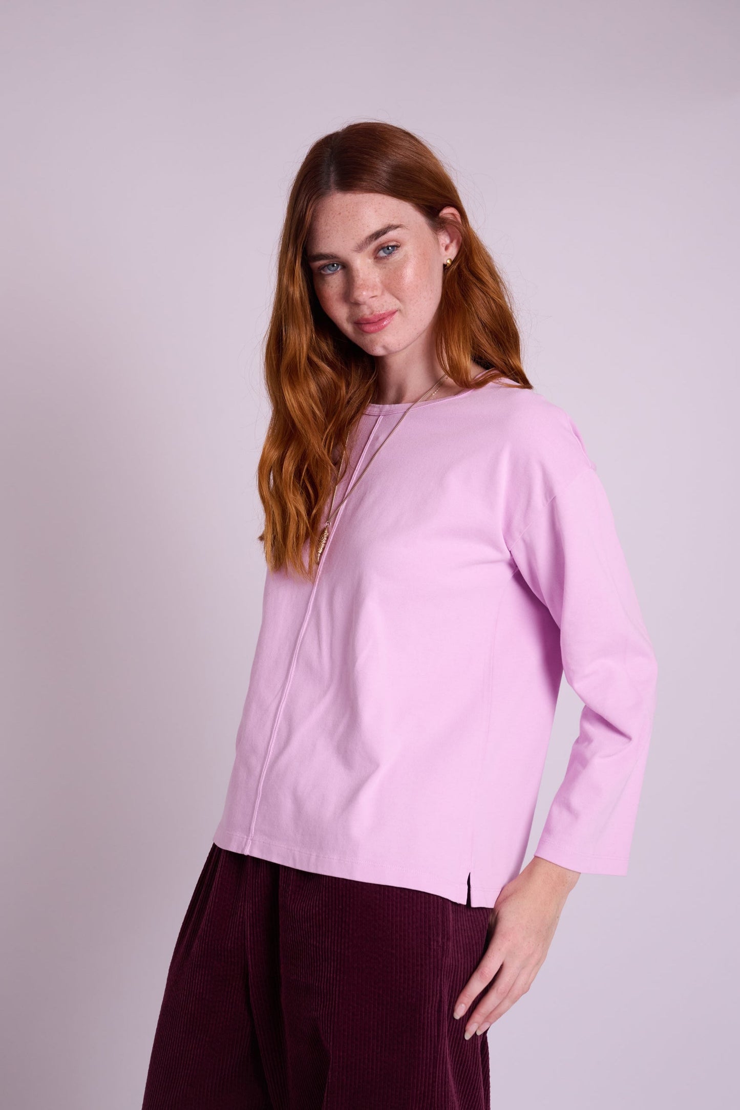 Marlow Lilac Garment Dyed TShirt