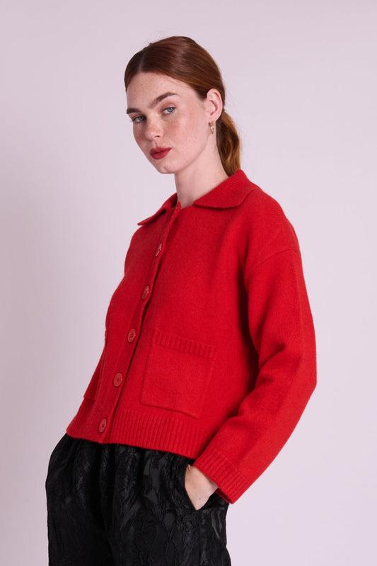 Joanie Collar Cardigan