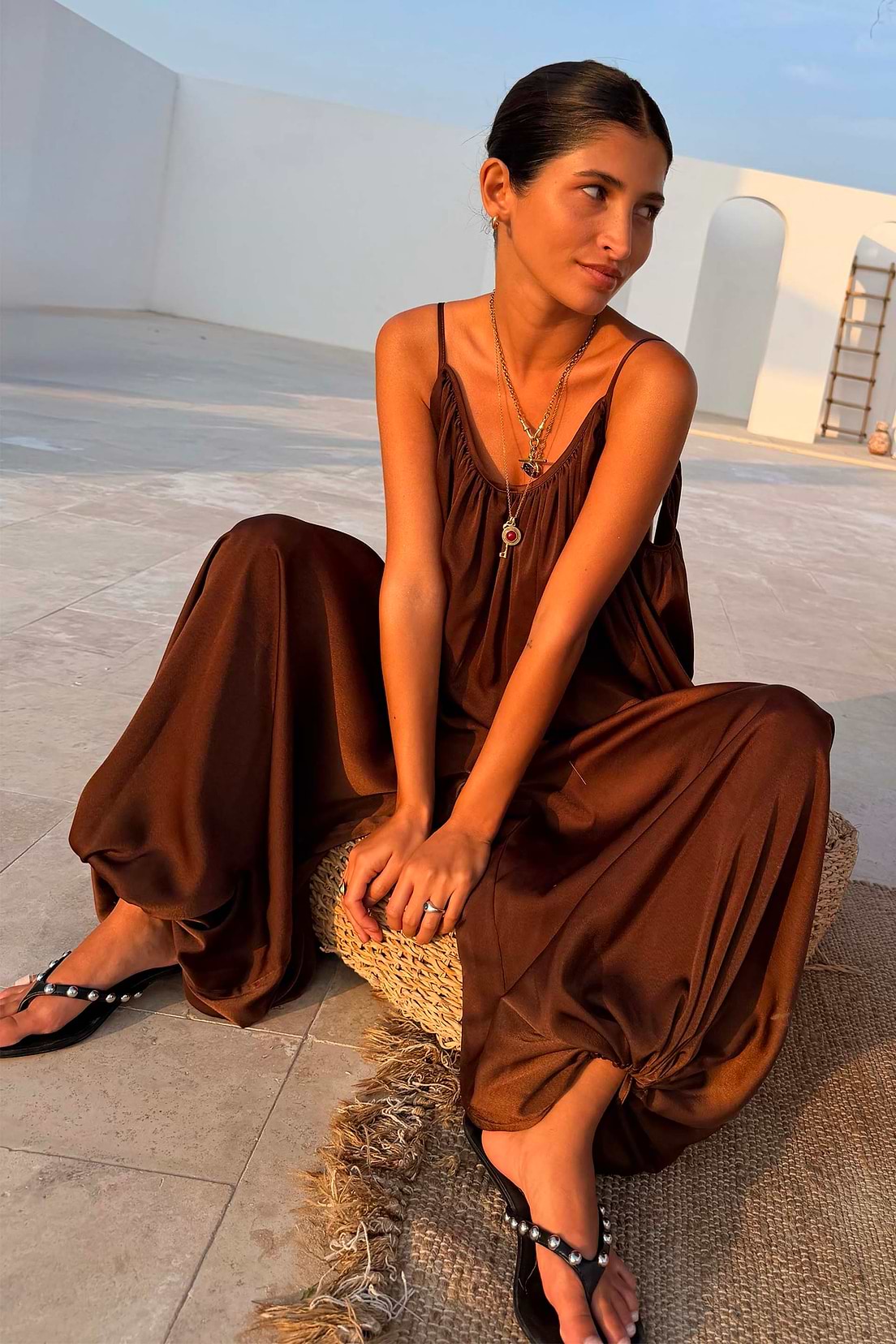Chocolate Balloon Jumpsuit