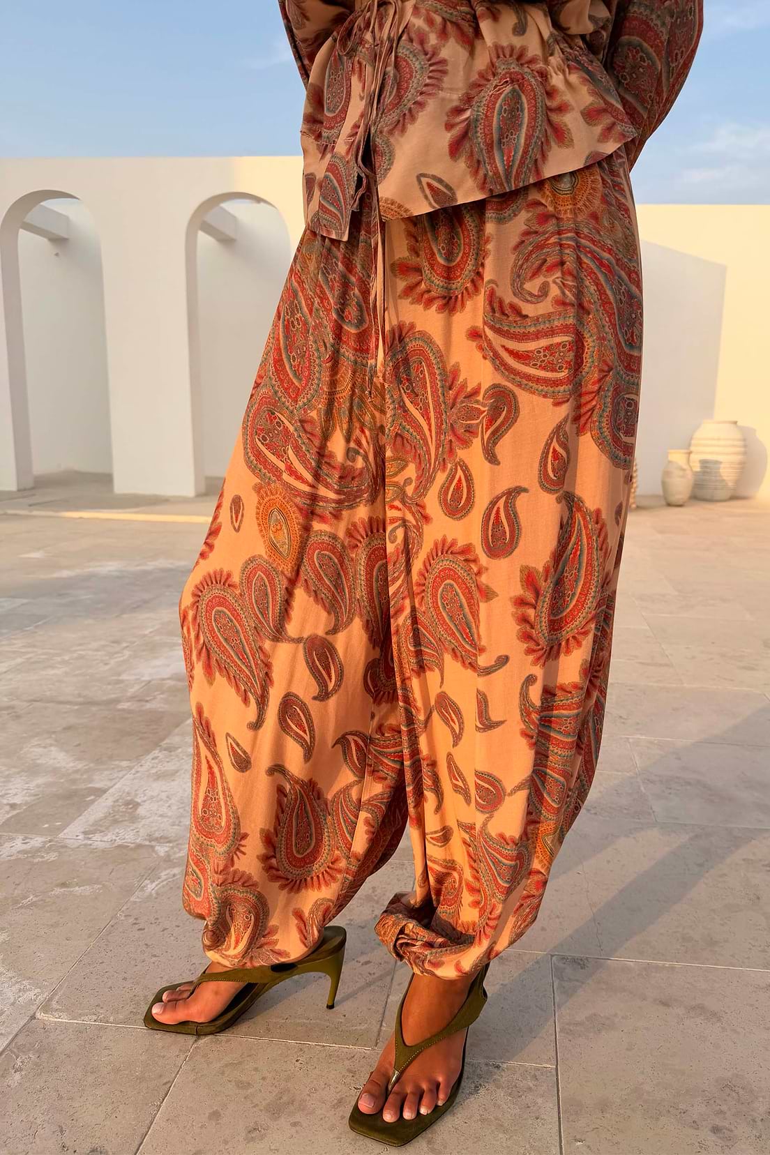 Paisley Balloon Trousers