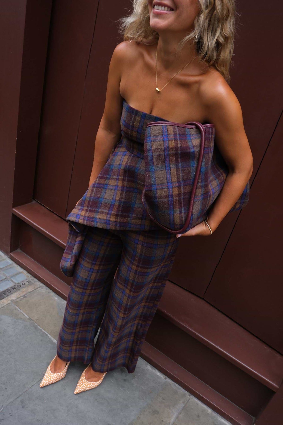 Check Bryony Trousers
