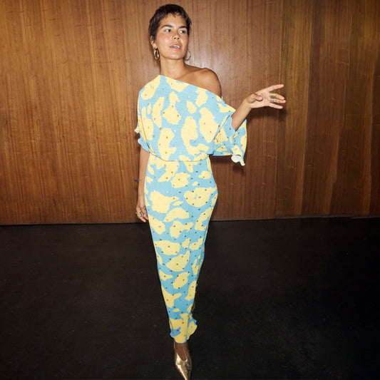 Blue Animal Tilly Dress