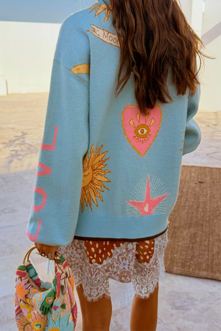 Blue Mystical Cardigan