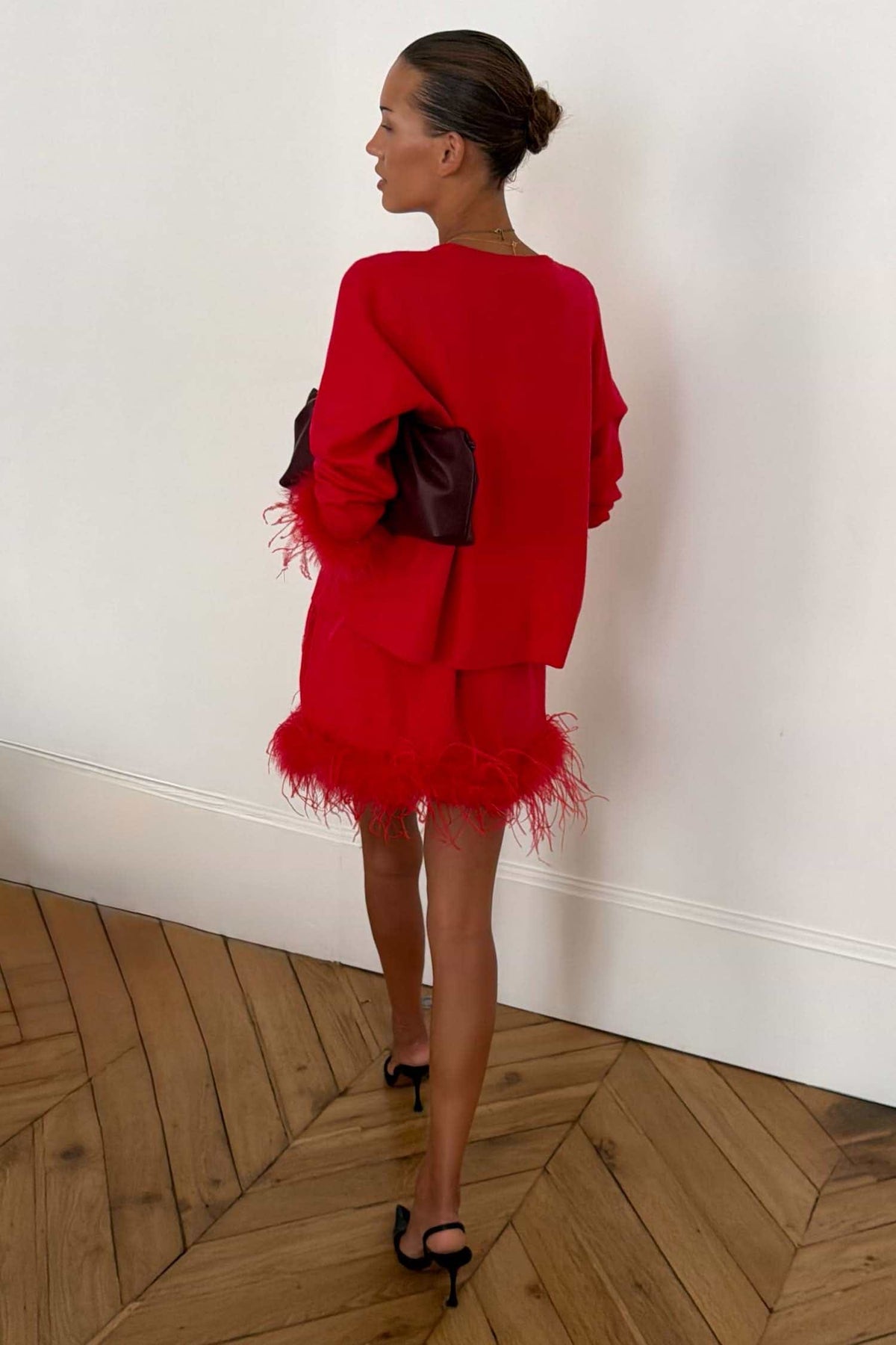 Red Feather Jumper