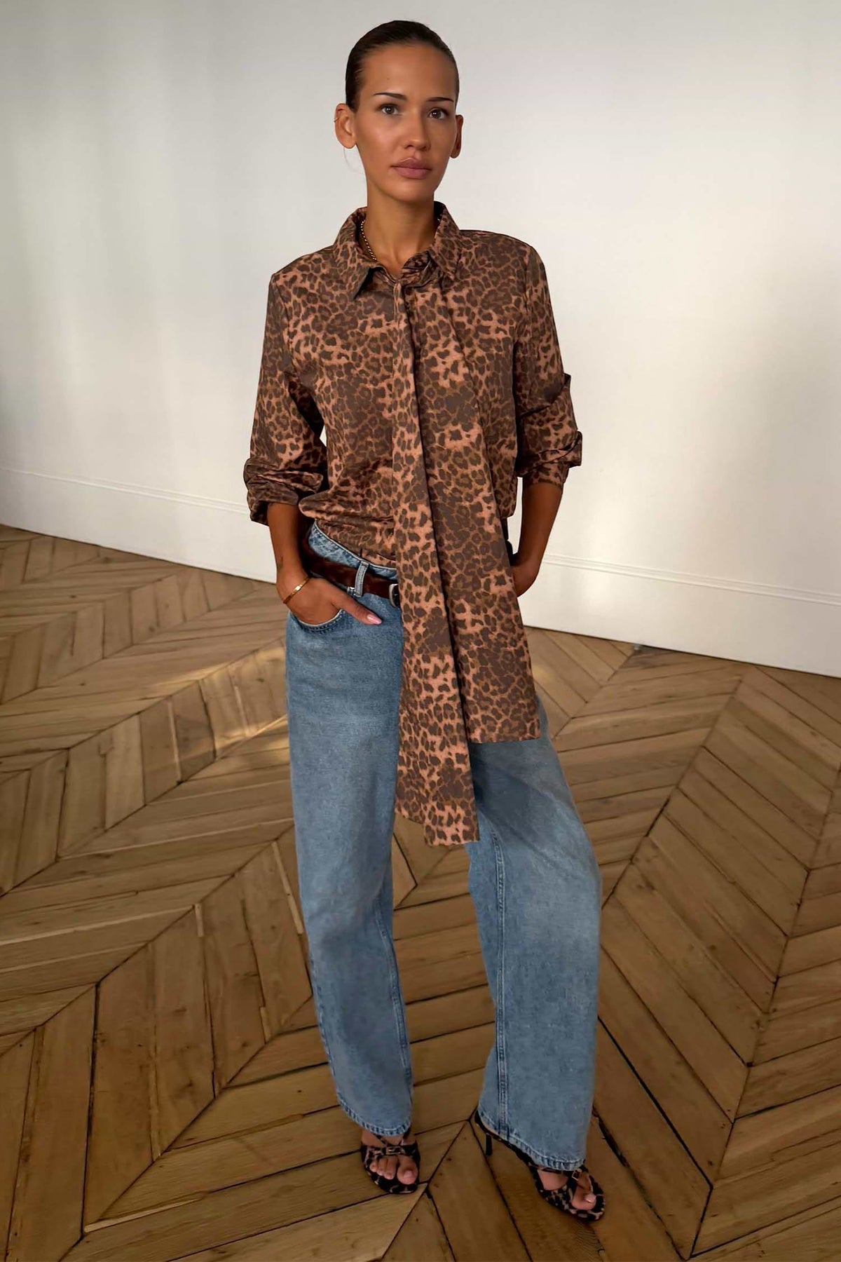 Leopard Bow Shirt
