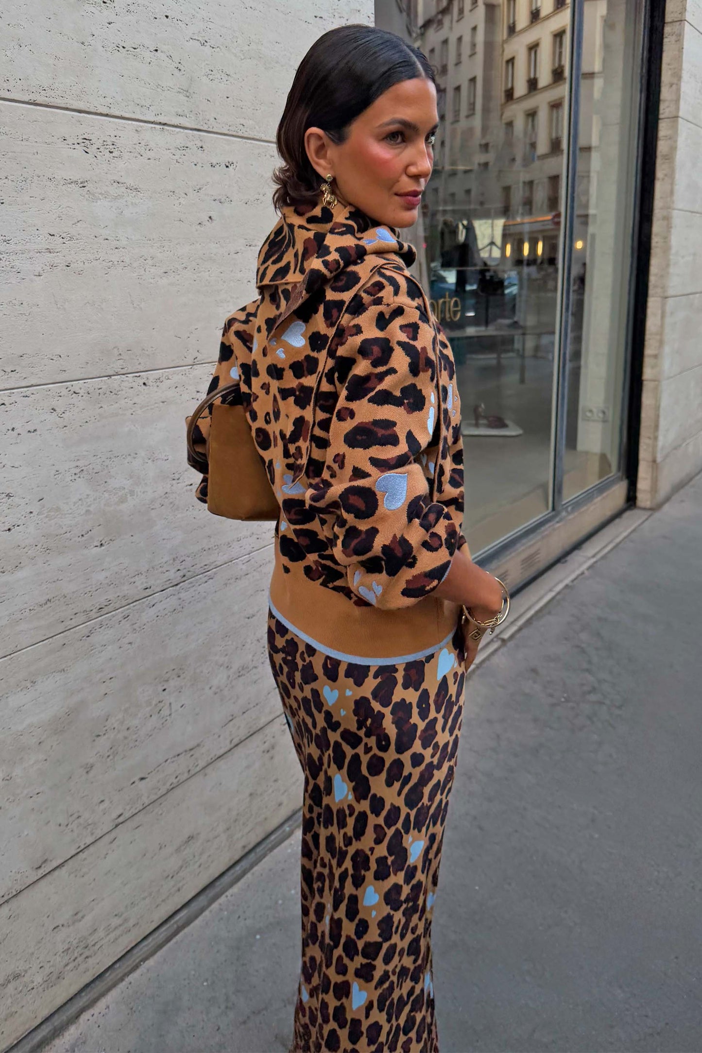 Heart Leopard Cardigan