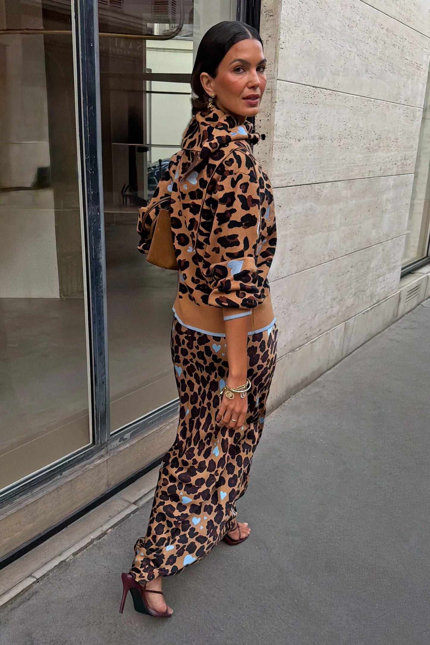 Heart Leopard Cardigan