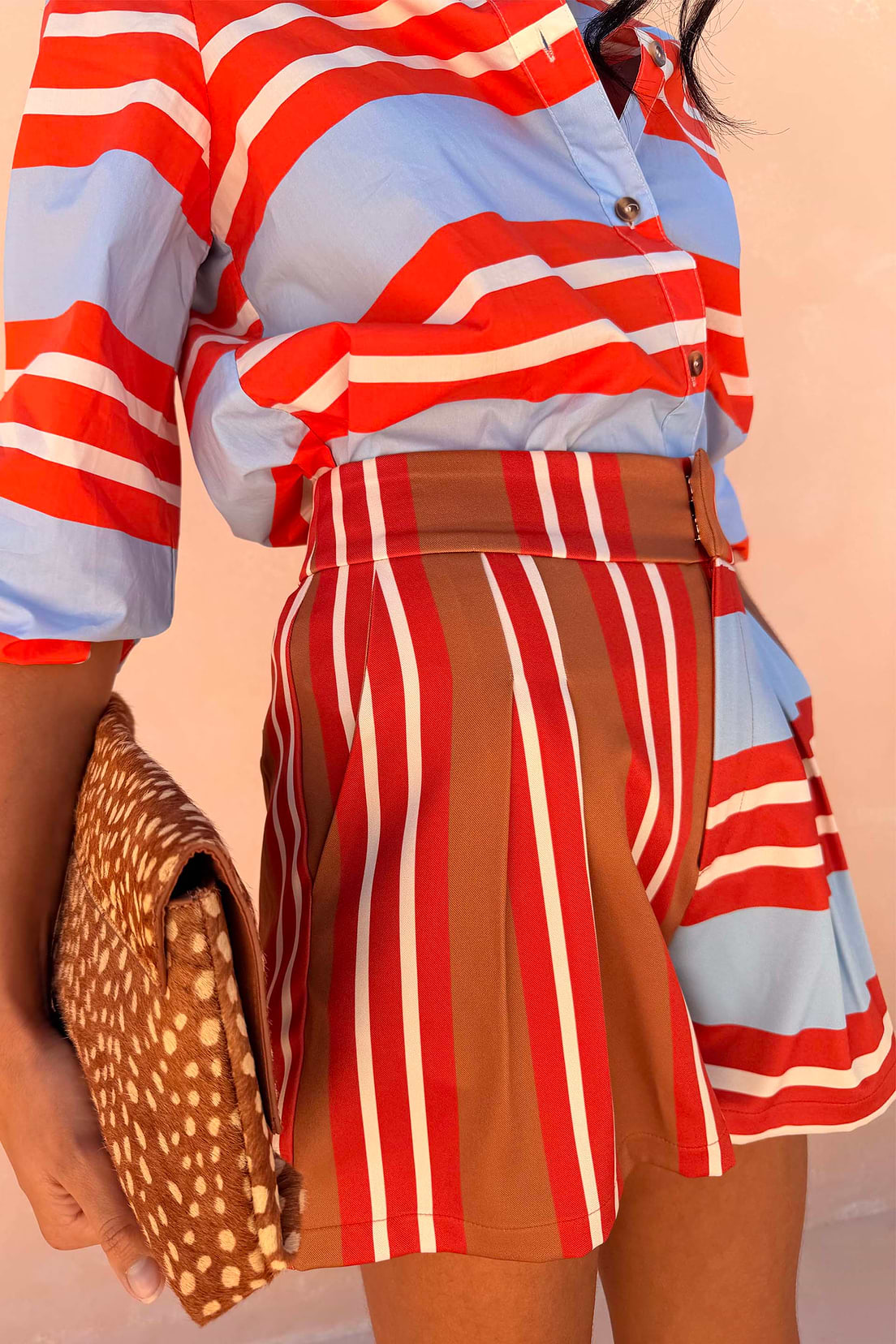Multi Stripe Tate Shorts