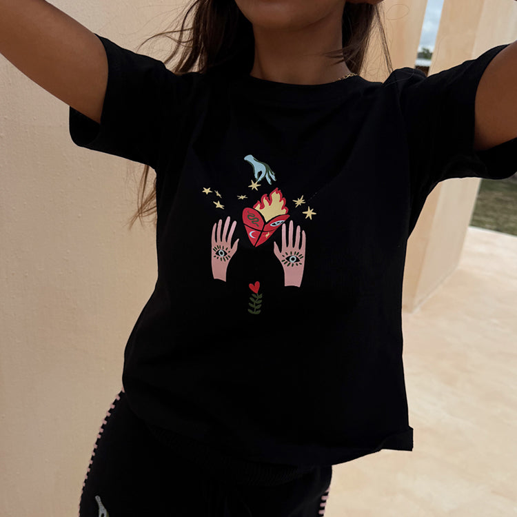 Black Heart T Shirt