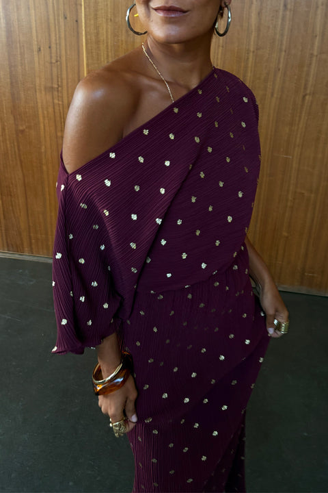 Burgundy Tilly Dress