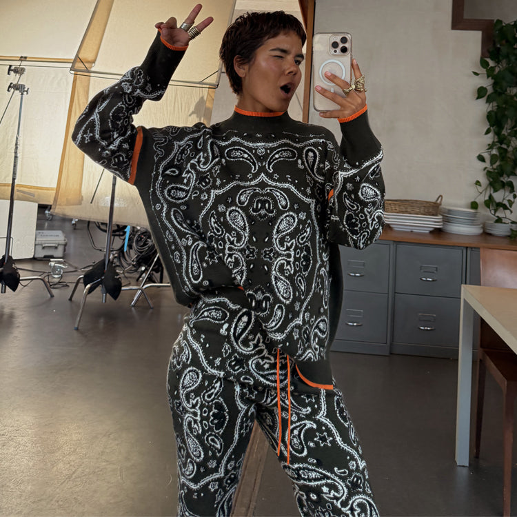 Khaki Bandana Dana Jumper