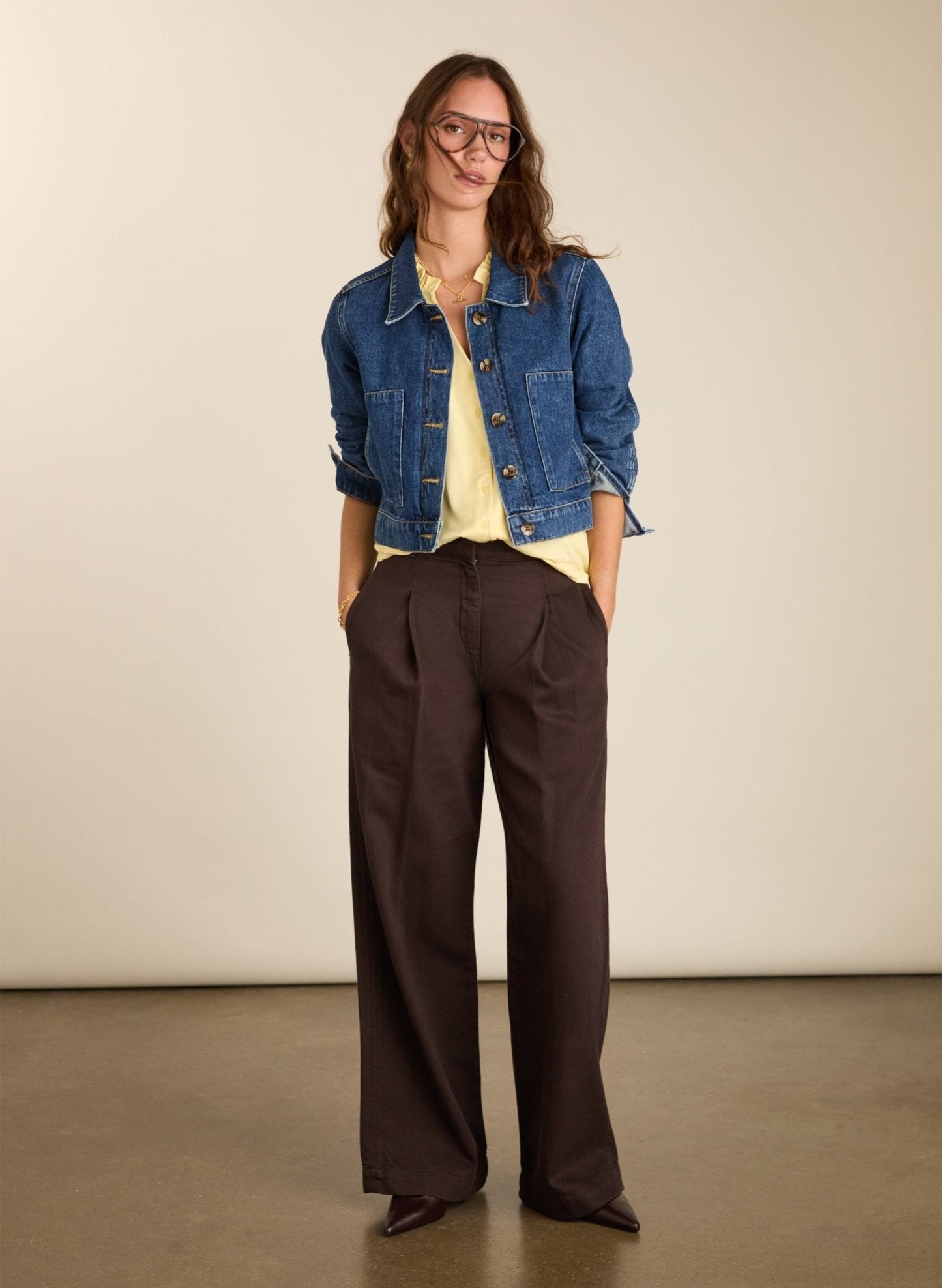 Noa Short Sleeve Blouse - Butter Yellow