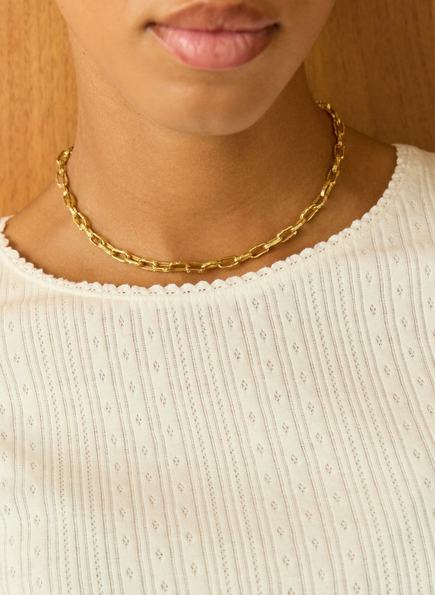 Oona Chain Necklace - One Size / Gold