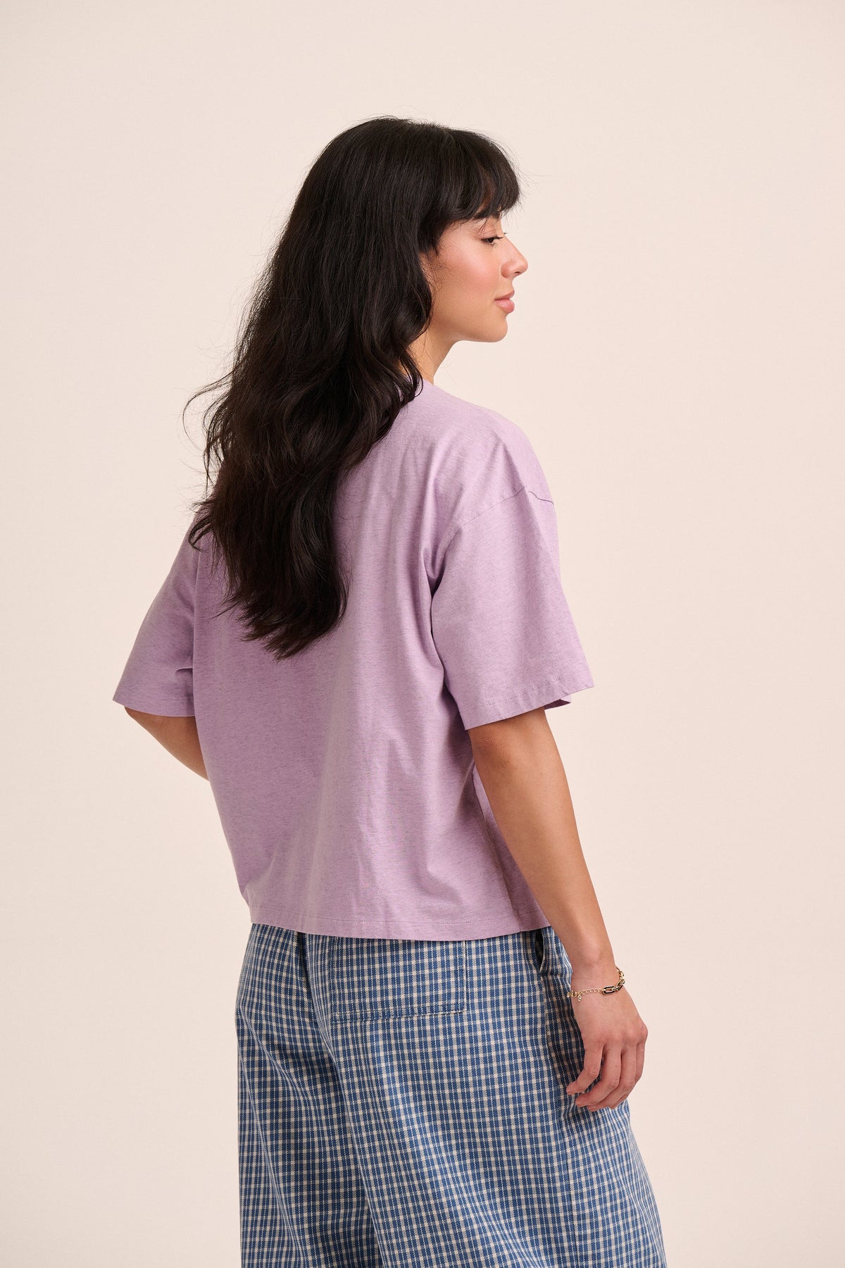 Strong Girls Club Relaxed Boxy T-shirt - Lilac