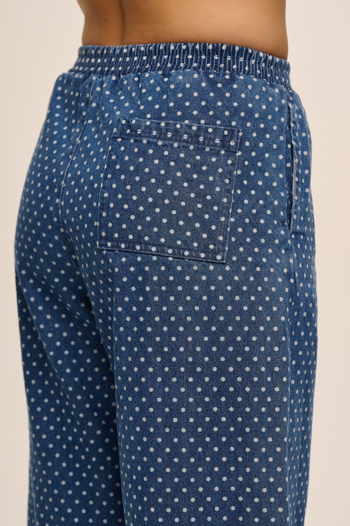Ottie Dotty Denim Trousers