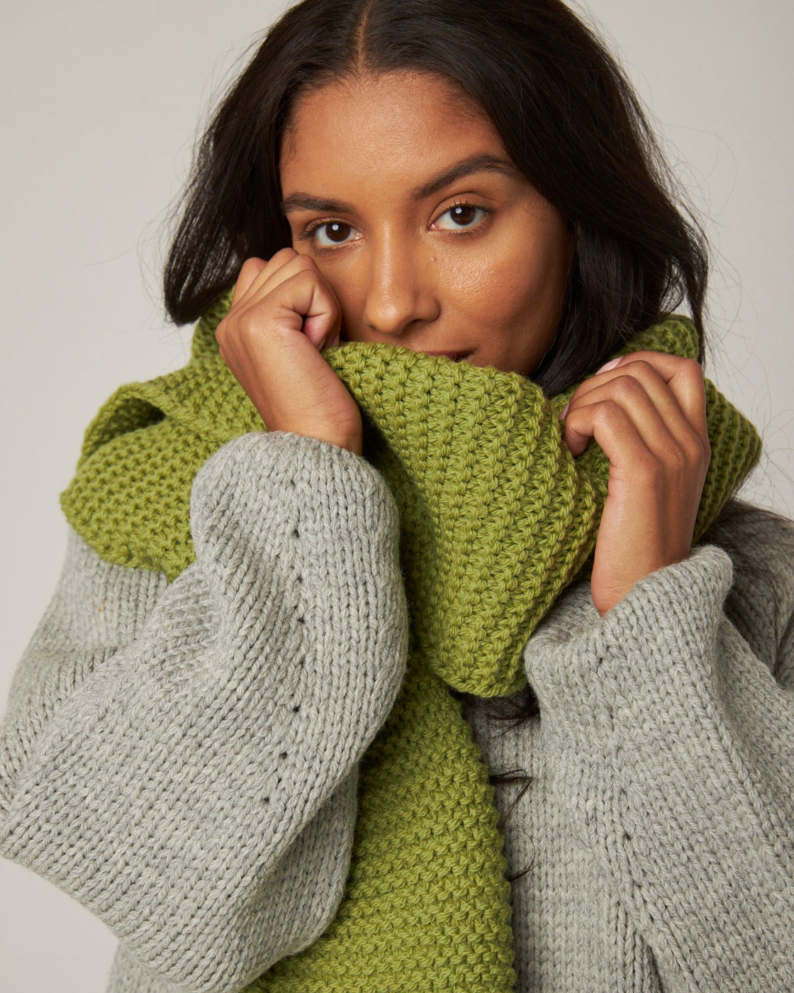 Oversized Scarf - Campo Green