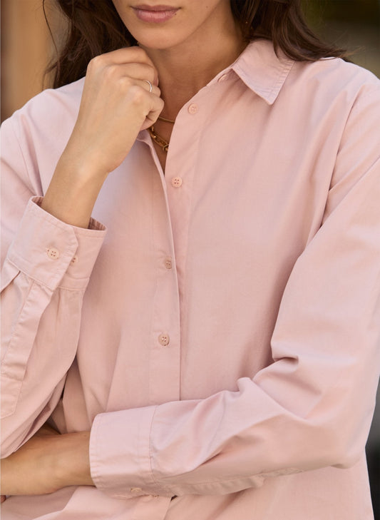 Riemke Organic Cotton Shirt / Dusty Pink