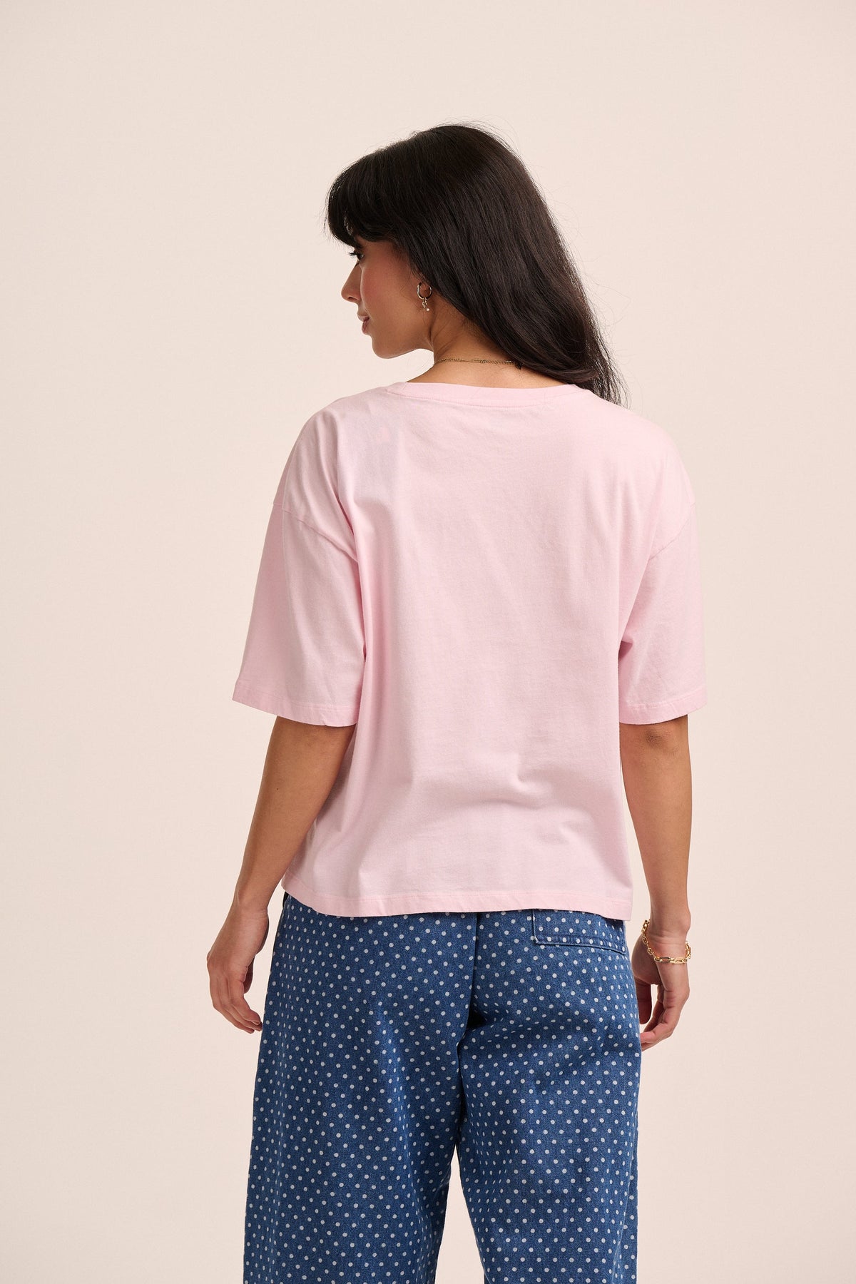 Strong Girls Club Relaxed Boxy T-shirt - Pink