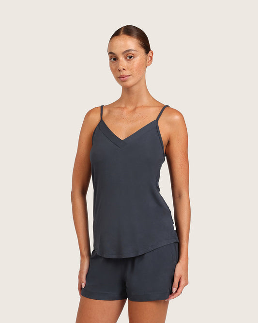 Bamboo Jersey Sleep Cami - Storm