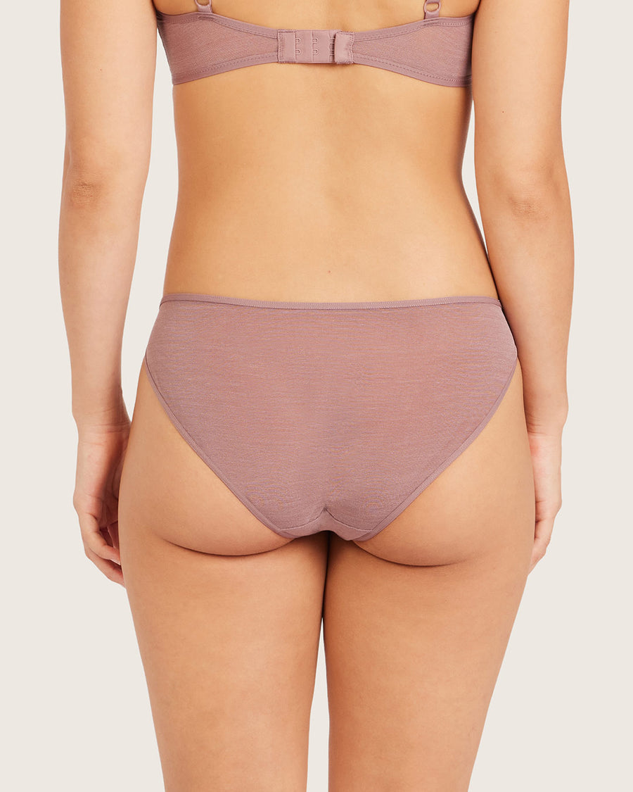 Bamboo FreeMesh Bikini - Mauve