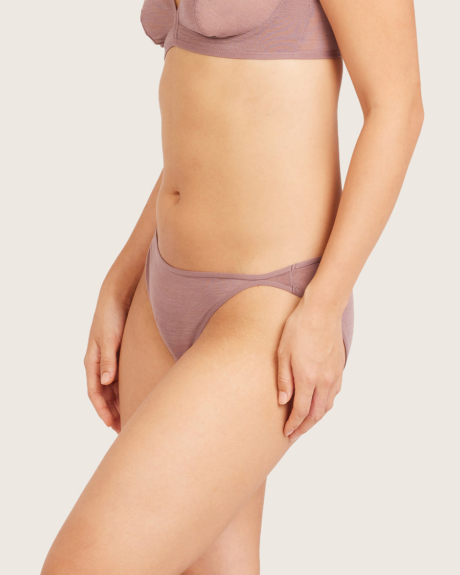 Bamboo FreeMesh Bikini - Mauve