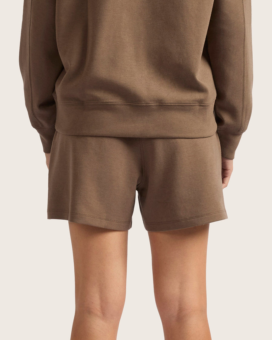 Women's Bamboo Sweat Joggers 3" - Oyster