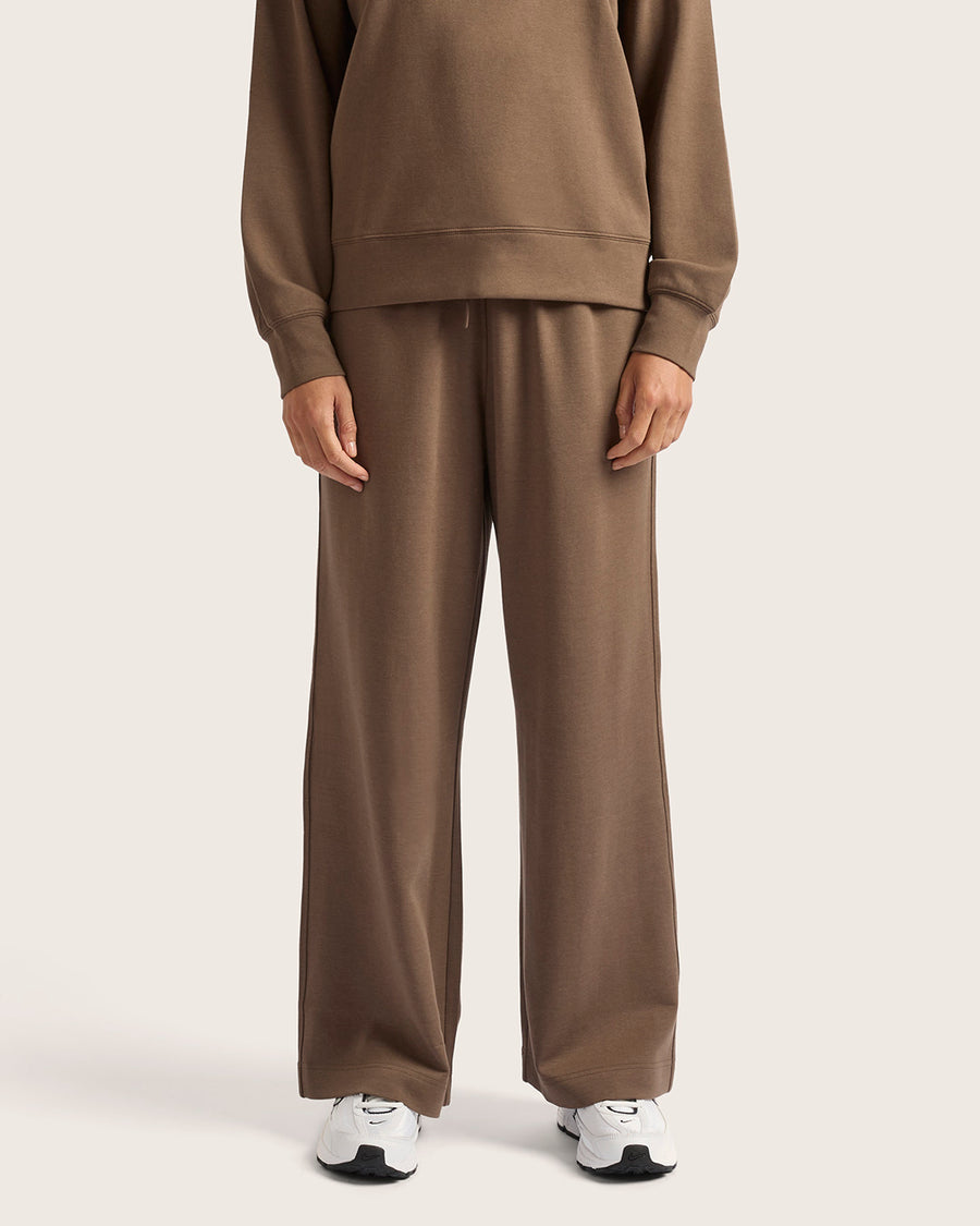 Women's Bamboo Straight Leg Joggers - Oyster