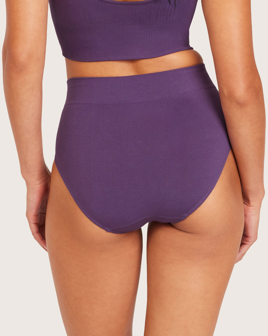 Bamboo Full Briefs - Amethyst