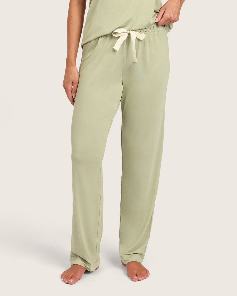 Bamboo Jersey Sleep Pants - Sage