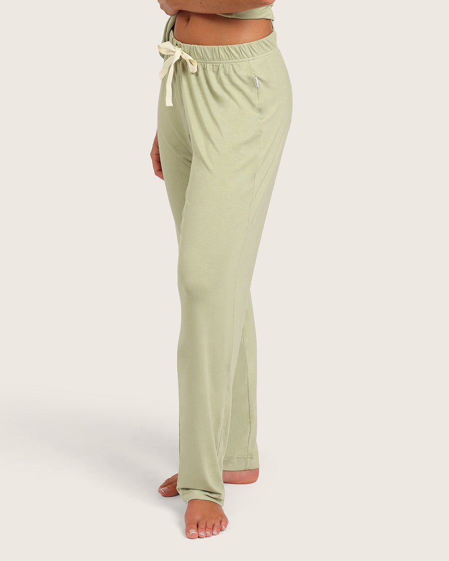 Bamboo Jersey Sleep Pants - Sage