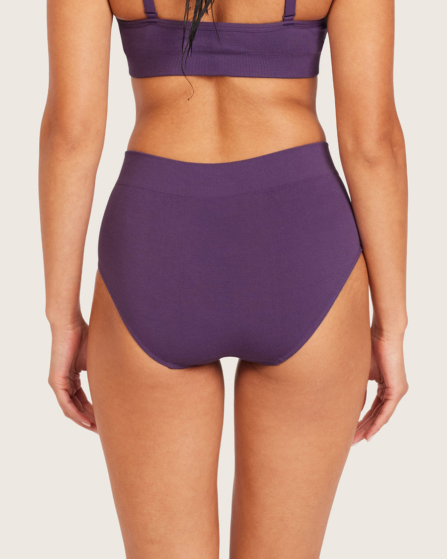 Bamboo Midi Briefs - Amethyst