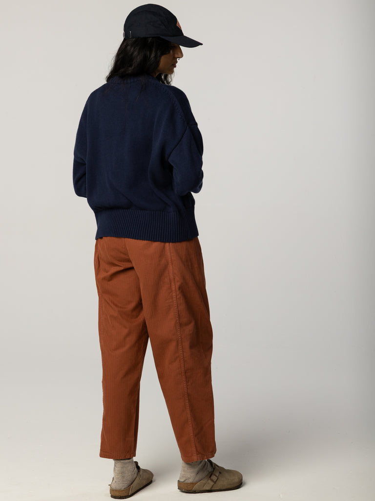 Women's Leven Knit Jumper - Navy