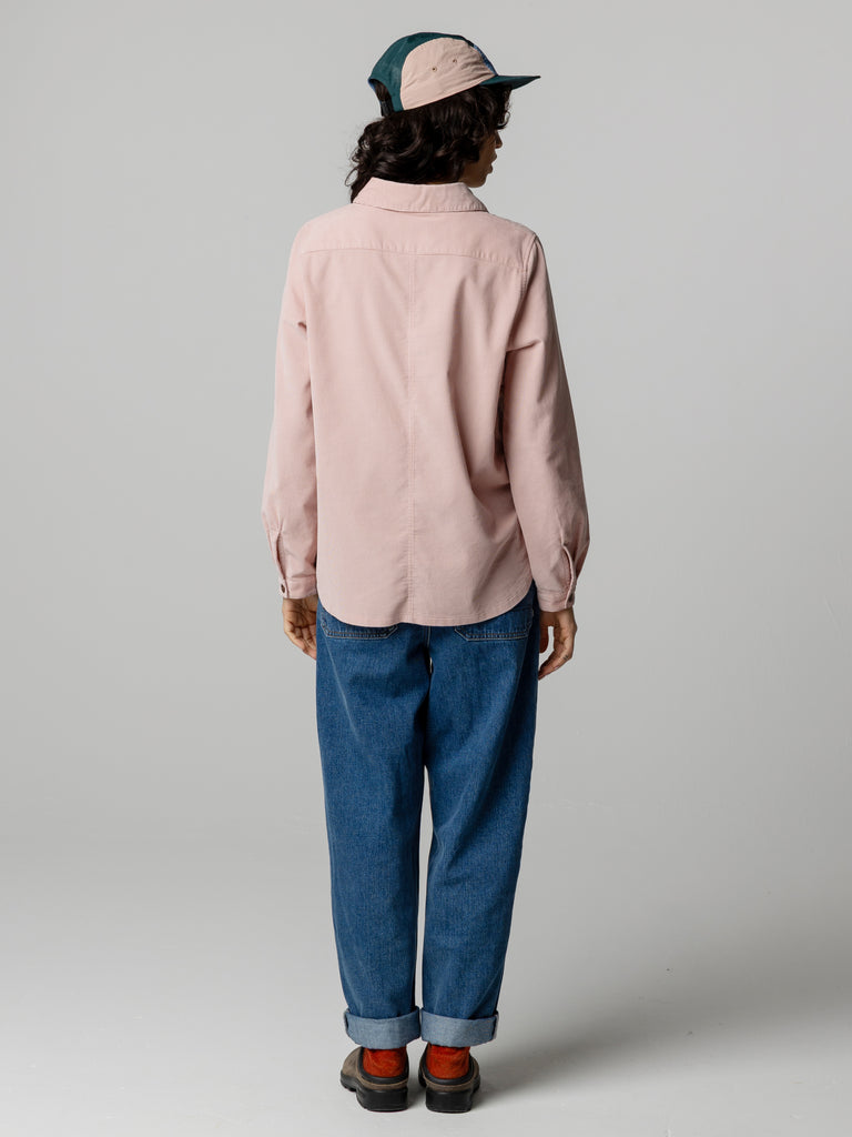 Women's Newlyn Lightweight Cord Shirt - Rock Salt