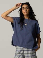 Cool, soft tops, t-shirts, blouses and vests for the Cool Summer colour season.