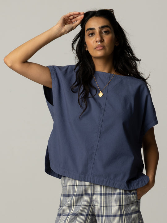 Organic cotton and hemp blouse.