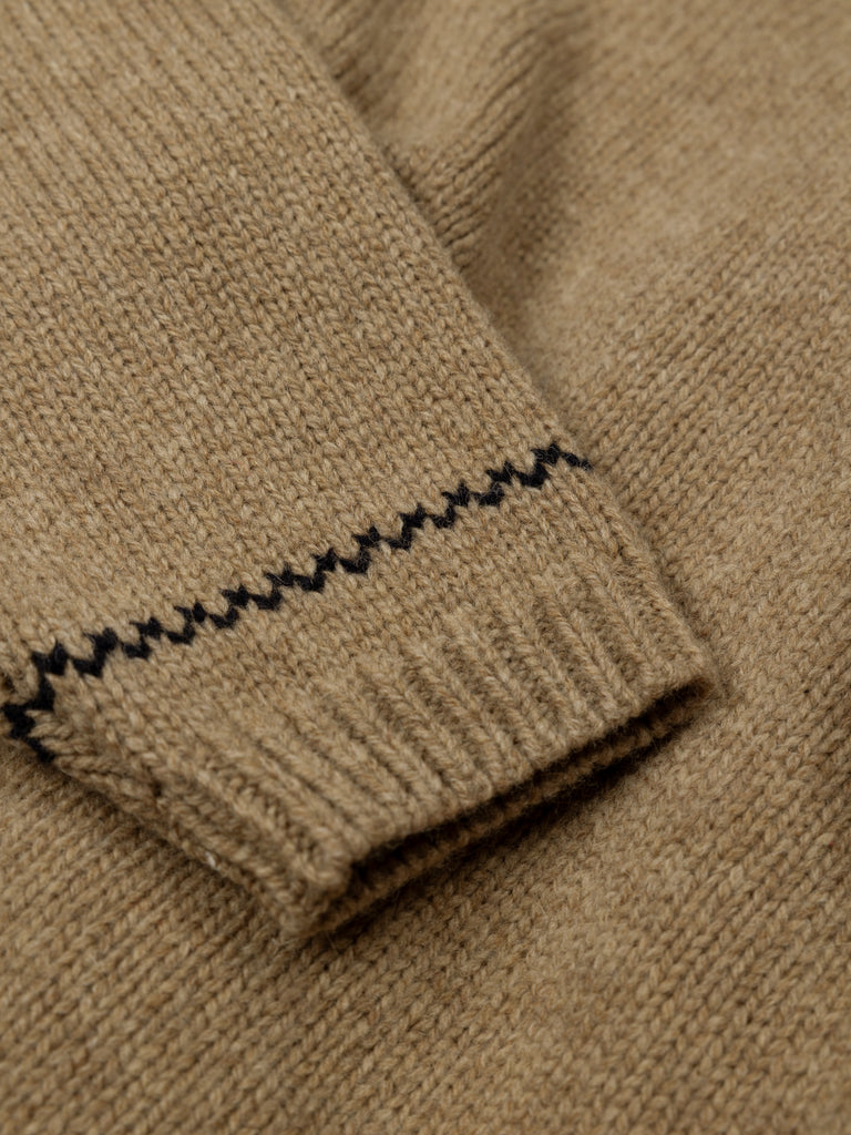 Women's Taran Tipped Jumper - Oatmeal Brown